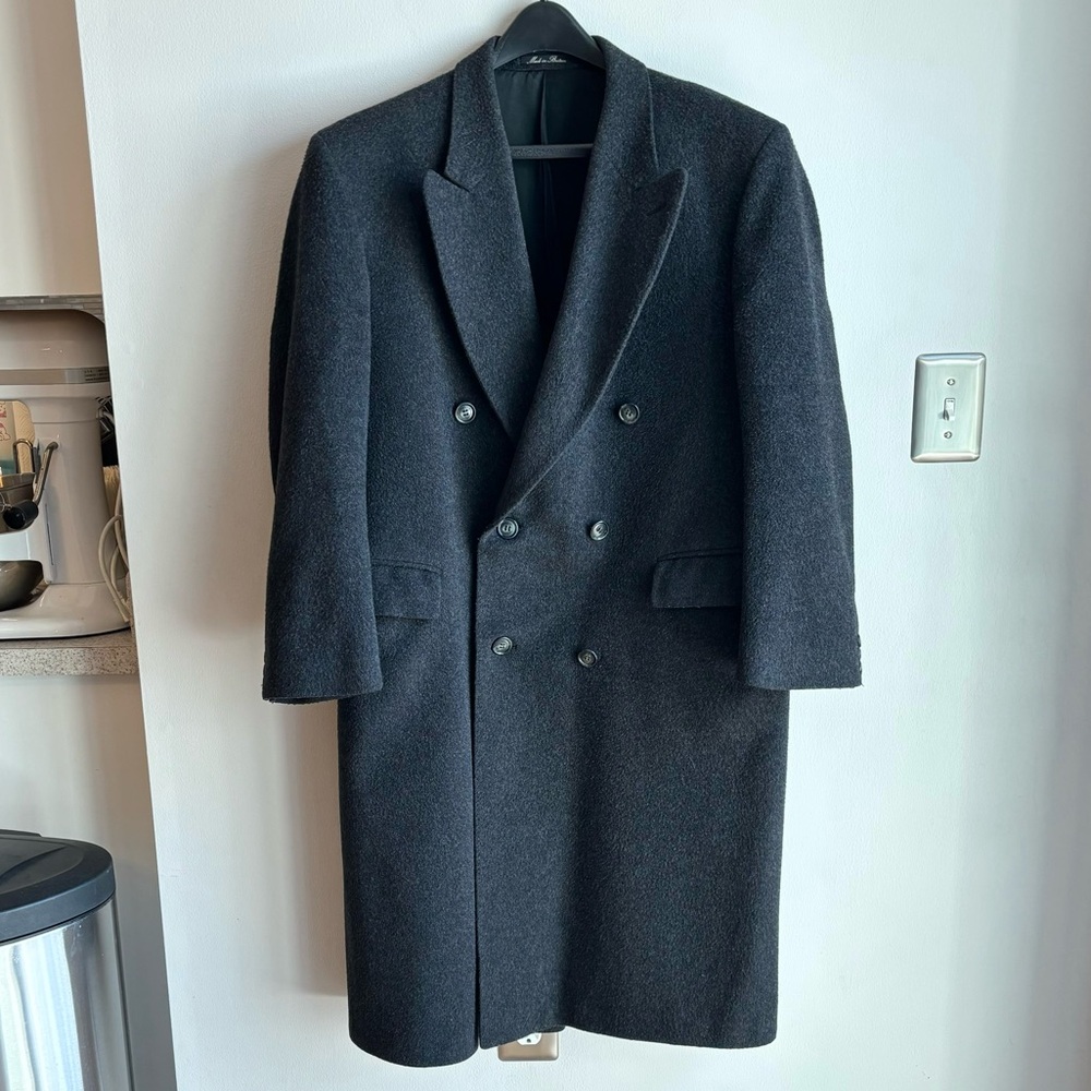 Today’s Man J.G Chappel Wool and Cashmere Blend Pea Coat